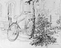 Fiets van Ludo's jongste broer, in Schilde