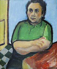 Portret van Mevr. Dewijn